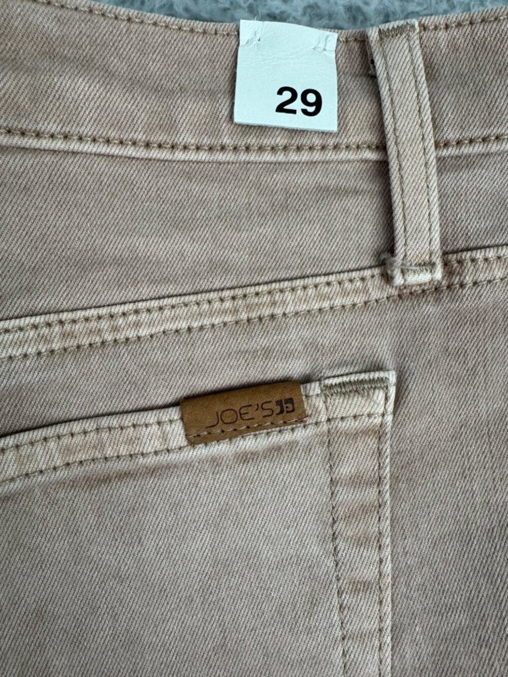 Joes Blush Denim Shorts Womens 29 Frayed Hem Retro Hippie Beach Travel - Picture 7 of 11